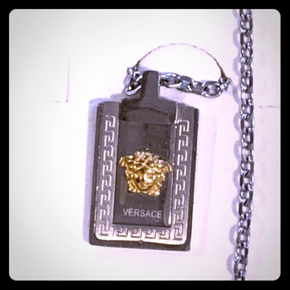 Medusa head dog tag